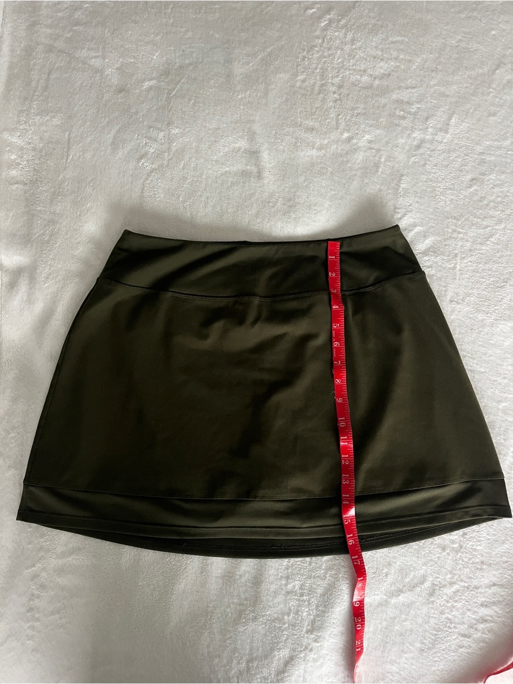 DSG Olive Skort with mesh shorts and Tie waist Tank, Matching Bralette - Picture 4 of 12